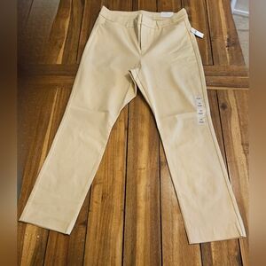 Old Navy High-Rise Pixie Skinny Ankle Pants – Khaki Yellow Beige – Size 14 – NWT